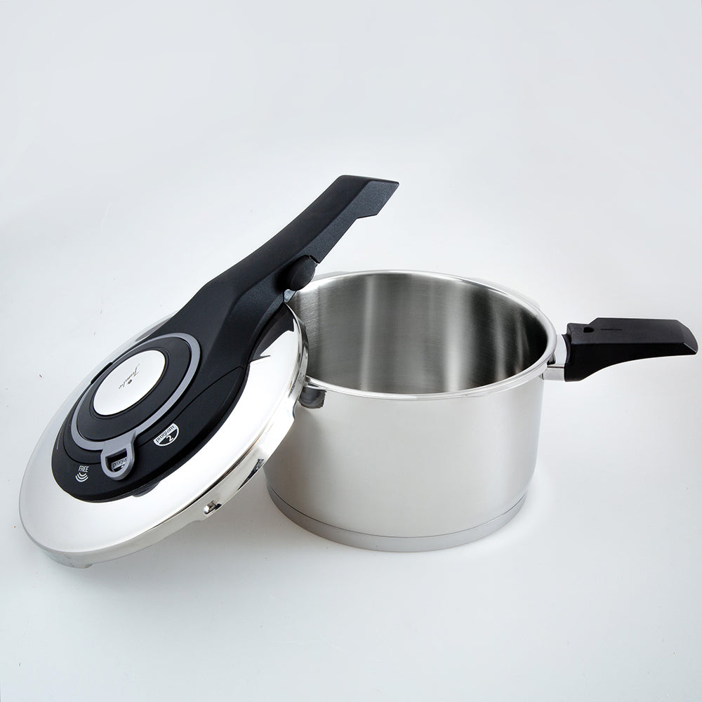 Jumbo Procook 4,5 Litre Gri Paslanmaz Çelik Düdüklü Tencere