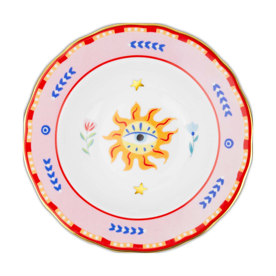 Baci Milano Mamma Mia Göz Desenli Tabak 22 cm
