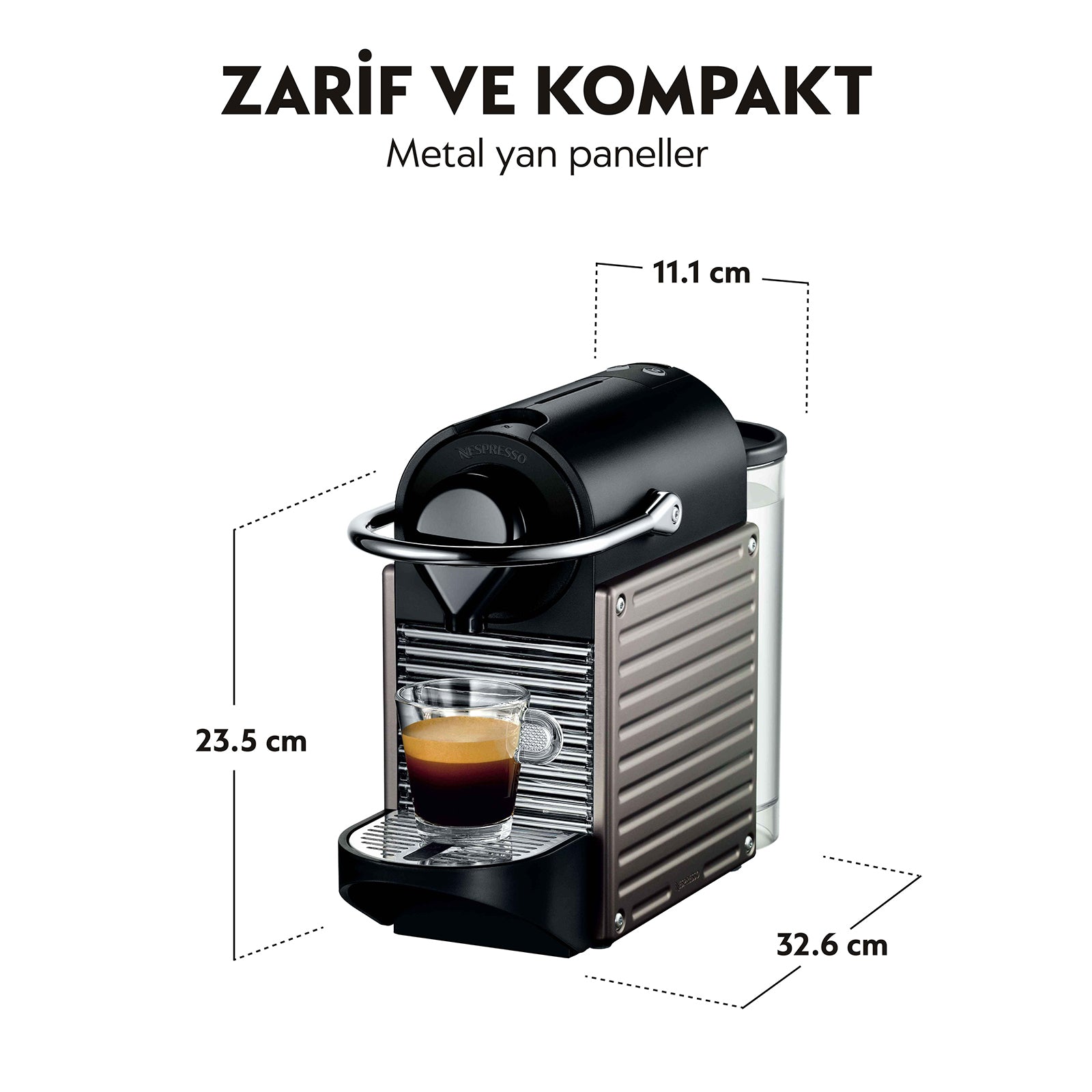 NESPRESSO C61 PIXIE TITAN KAHVE MAKİNESİ