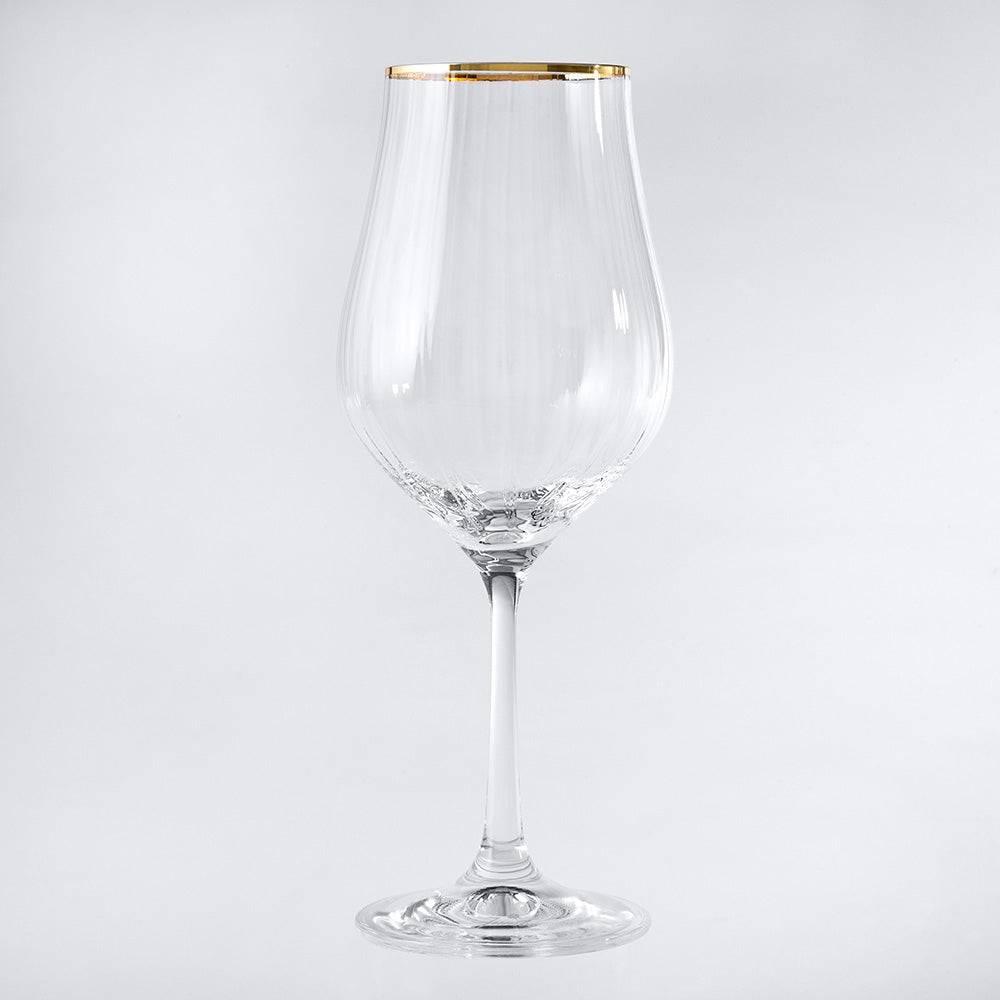 Jumbo Tulipa Gold 6'lı Ayaklı Kadeh 350 ml