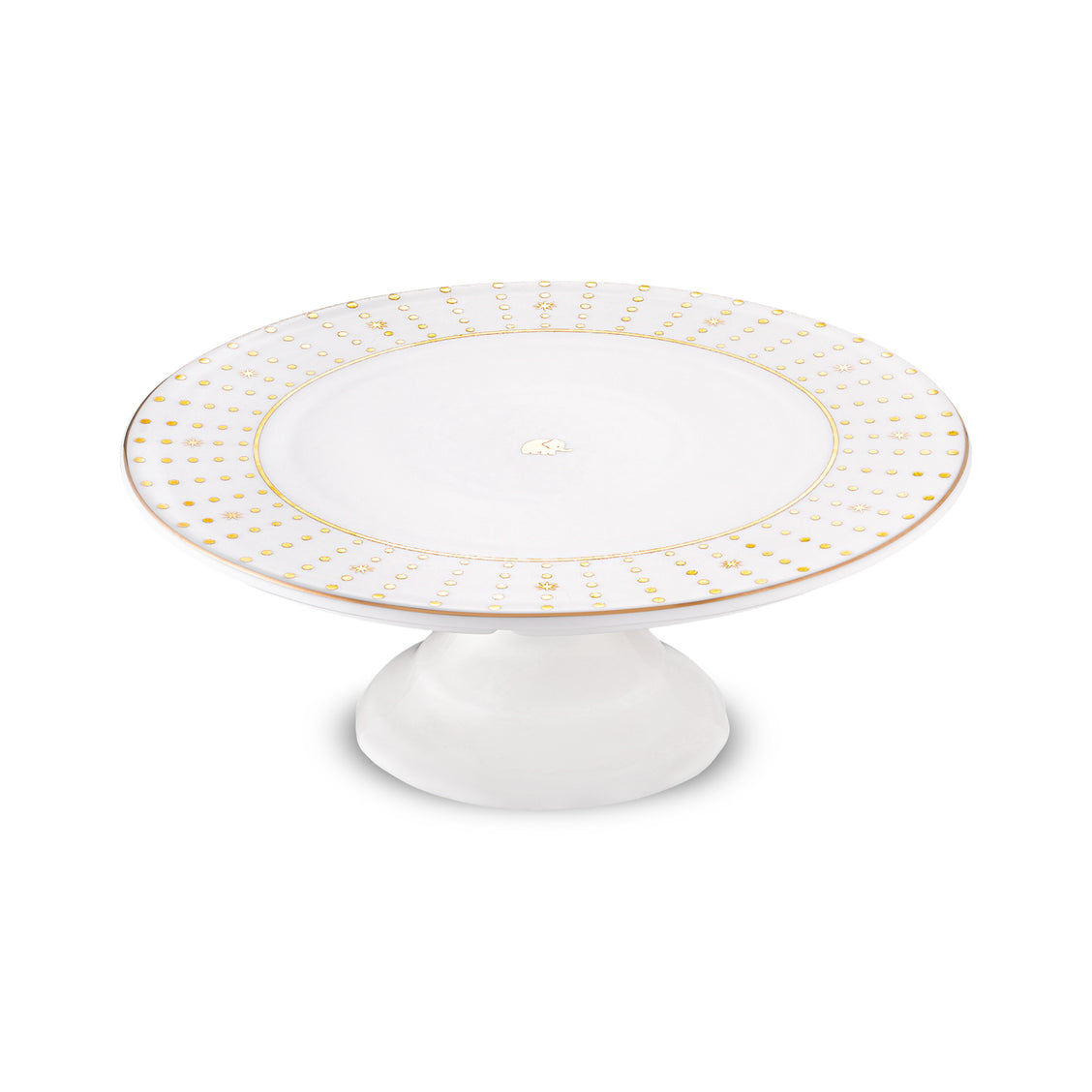 Jumbo Navy Gold Ayaklı Kek Standı 25 cm
