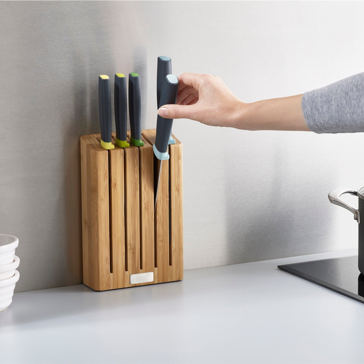 Joseph&Joseph 10300 Elevate 5'li Bambu Blok Bıçak Seti