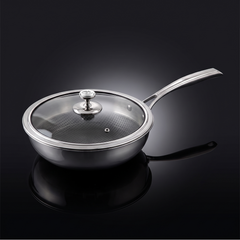Jumbo Gourmet 3PLY İndüksiyon Tabanlı Wok Tava 26 cm