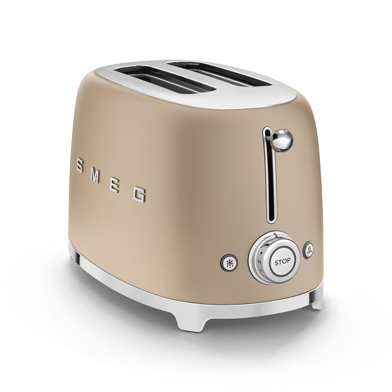 Smeg 2x2 Ekmek Kızartma Makinesi TSF01CHMEU Mat Gold