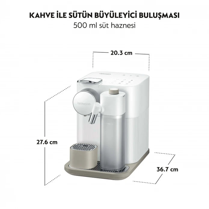 Nespresso F541 Gran Latissima Beyaz Süt Çözümlü Kahve Makinesi