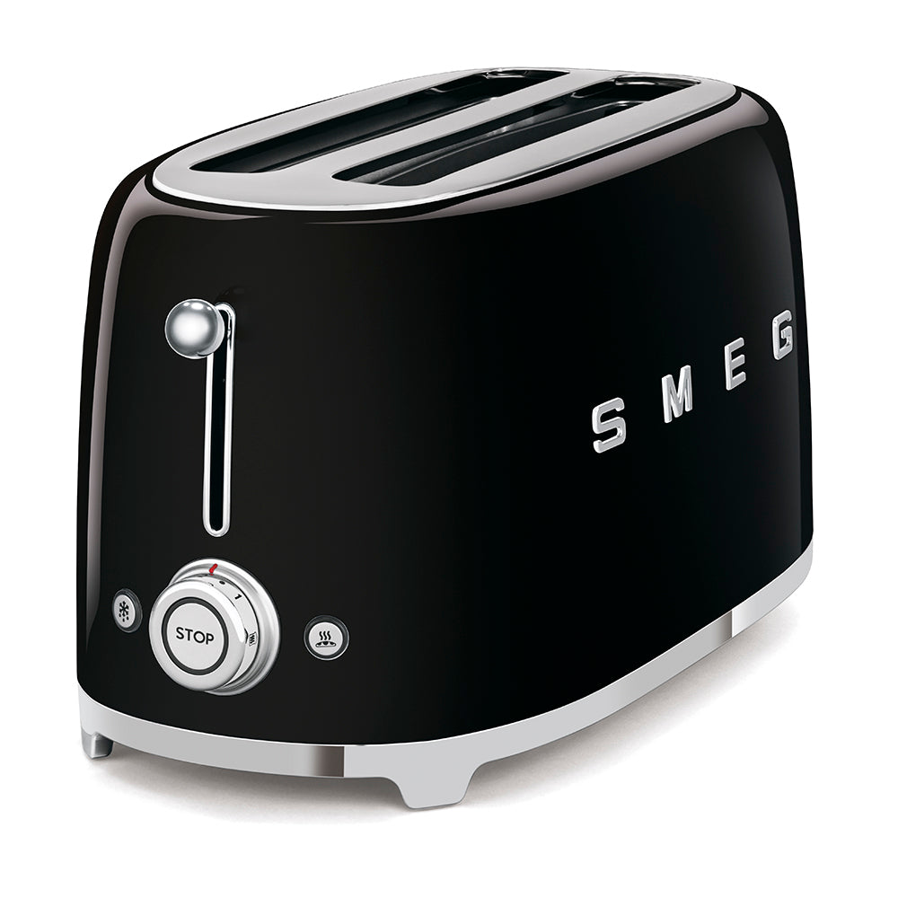 Smeg 2X4 Ekmek Kızartma Makinesi Black TSF02BLEU