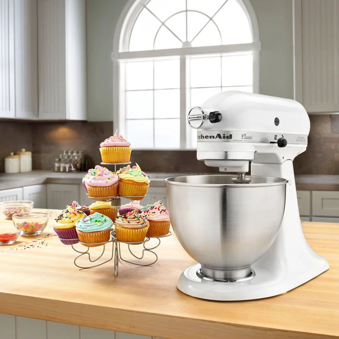 Kitchenaid 5K45SSEWH Classic Stand Mikser 4.3 L White | Jumbo
