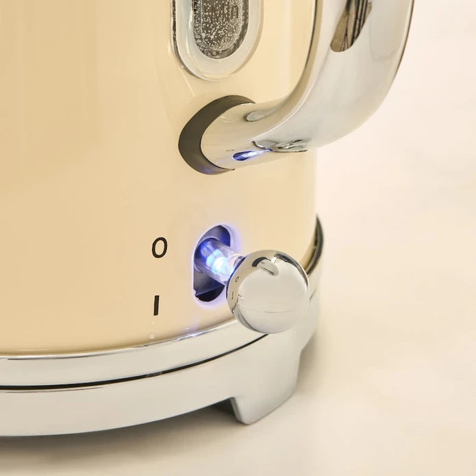Homend Vintage Heatrow 1627H Kettle Su Isıtıcısı 2200W Krem