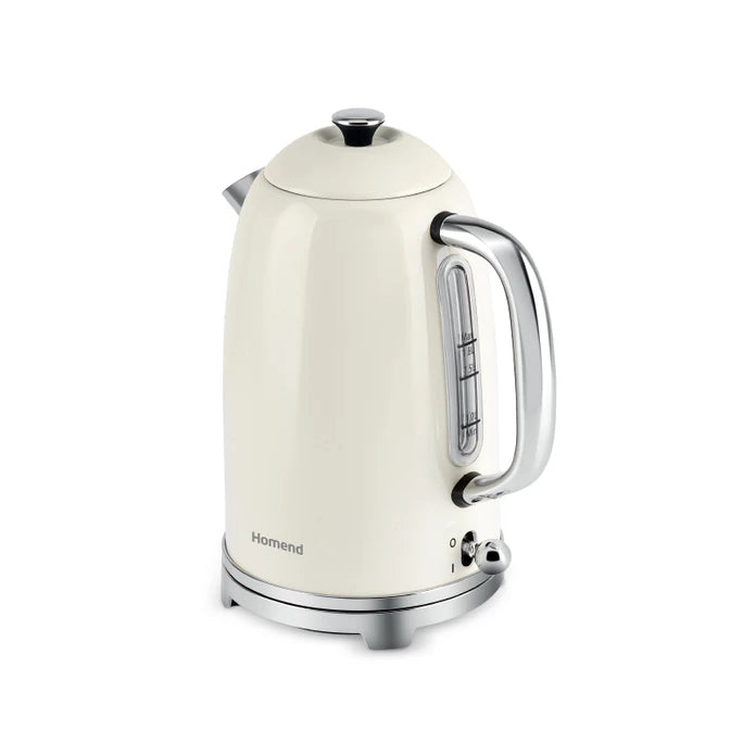 Homend Vintage Heatrow 1627H Kettle Su Isıtıcısı 2200W Krem