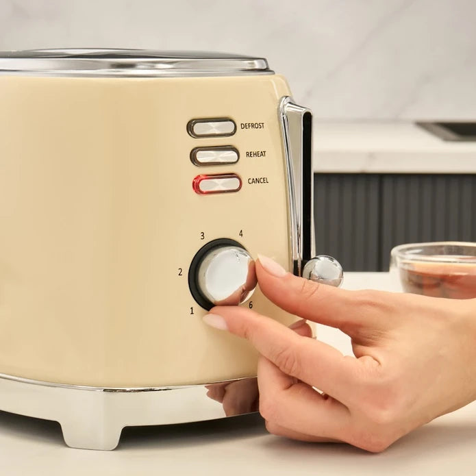 Homend Vintage Breadfast 1527H Ekmek Kızartma Makinesi Krem