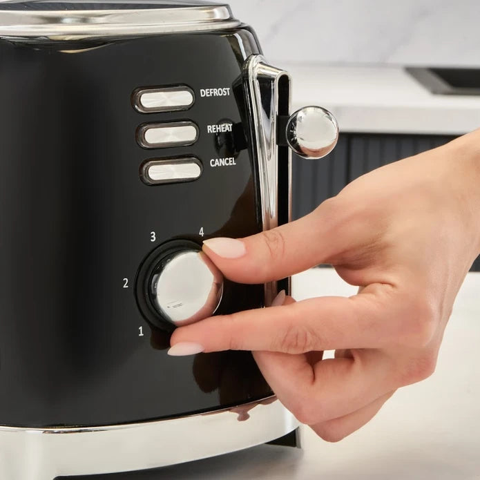 Homend Vintage Breadfast Ekmek Kızartma Makinesi Siyah