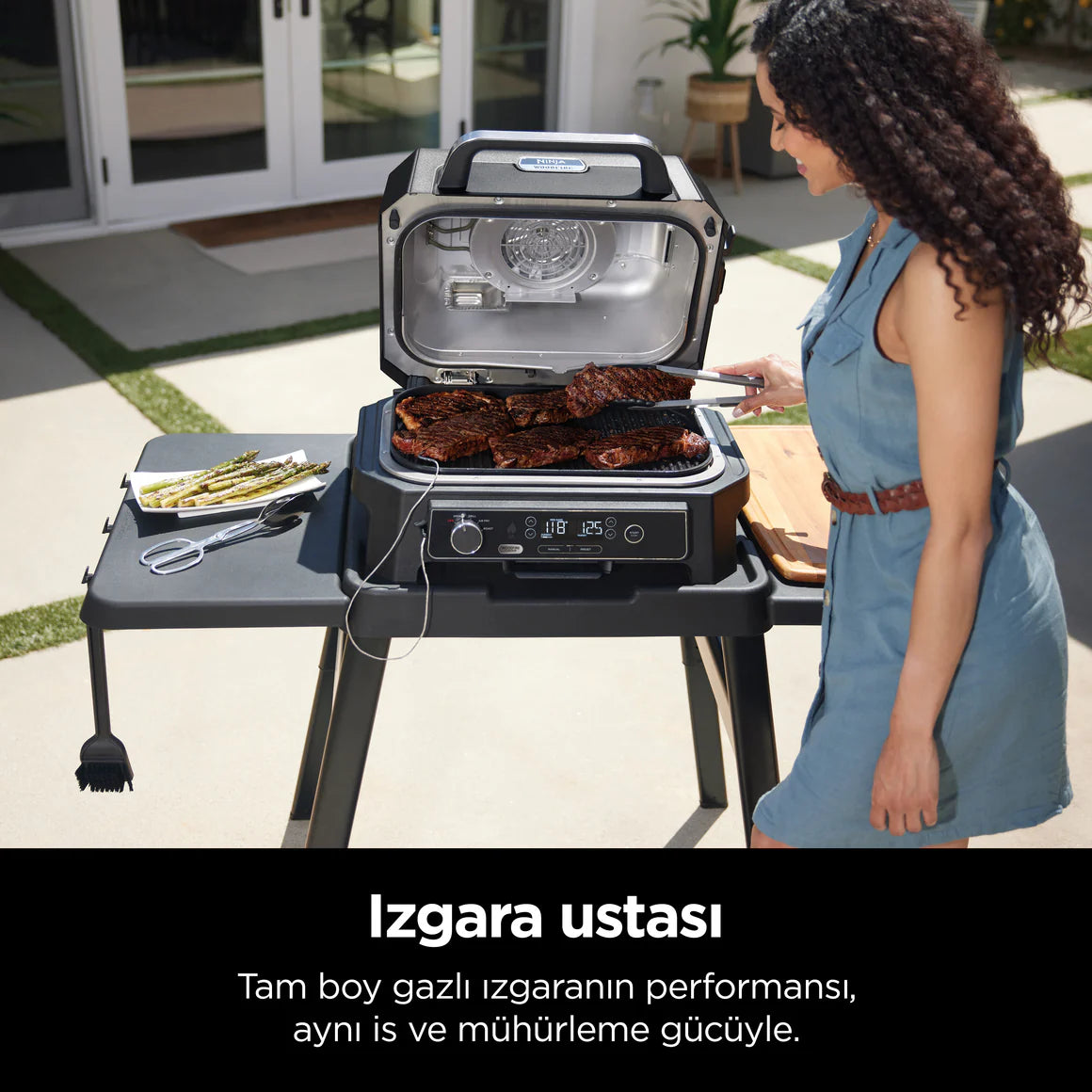 Ninja Woodfire Pro XL Electric BBQ Grill & Smoker