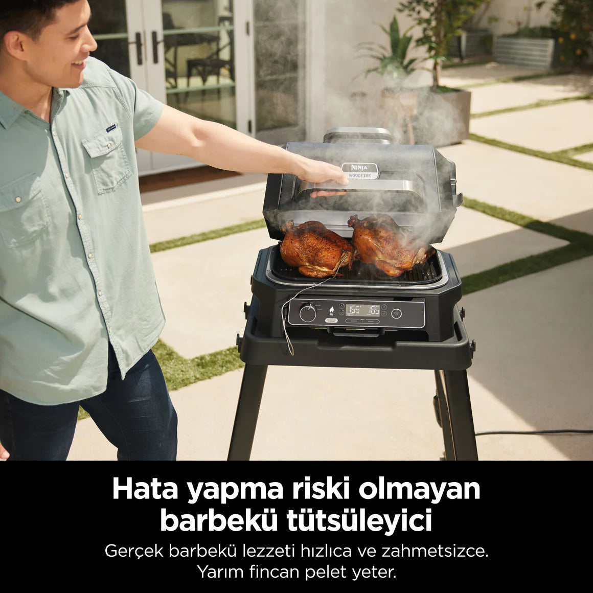 Ninja Woodfire Pro XL Electric BBQ Grill & Smoker