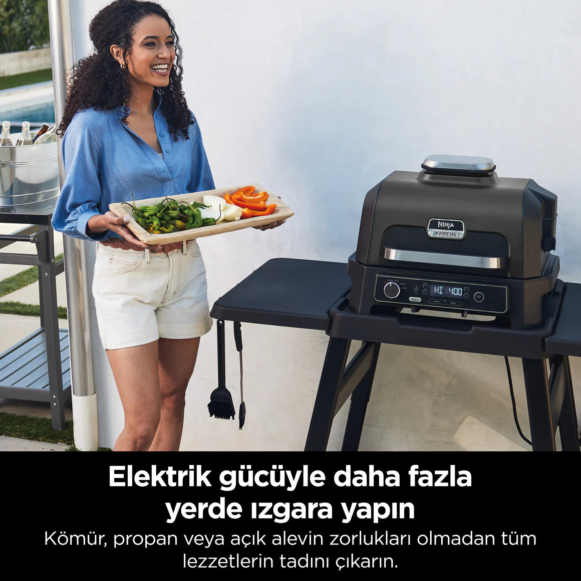 Ninja Woodfire Pro XL Electric BBQ Grill & Smoker