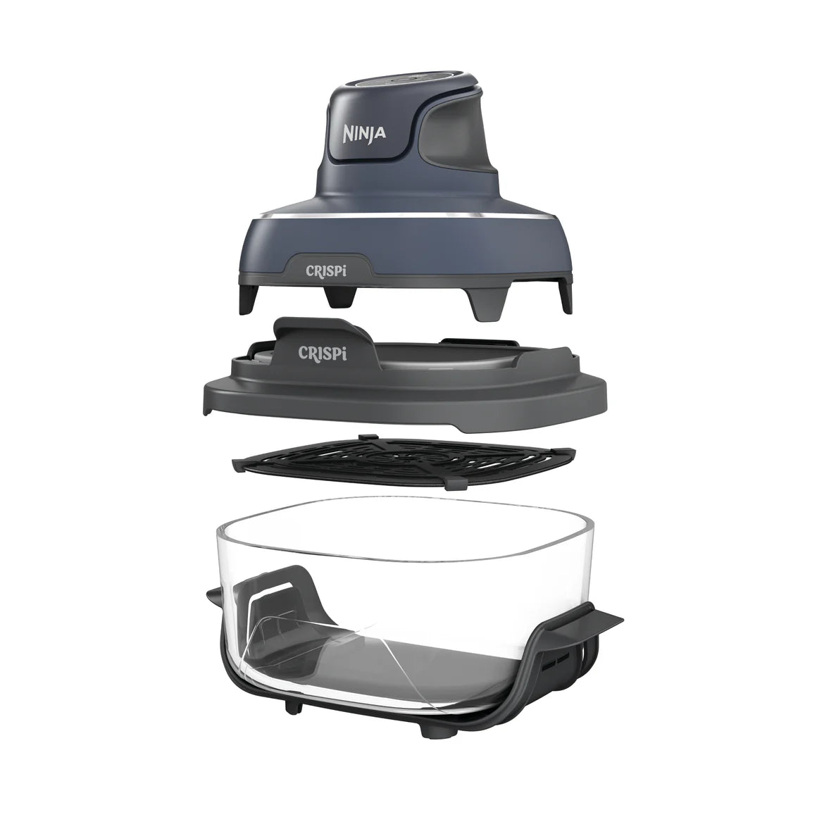 Ninja CRISPi™ 4-in-1 Taşınabilir Cam Hazneli Pişirme Sistemi - Blue