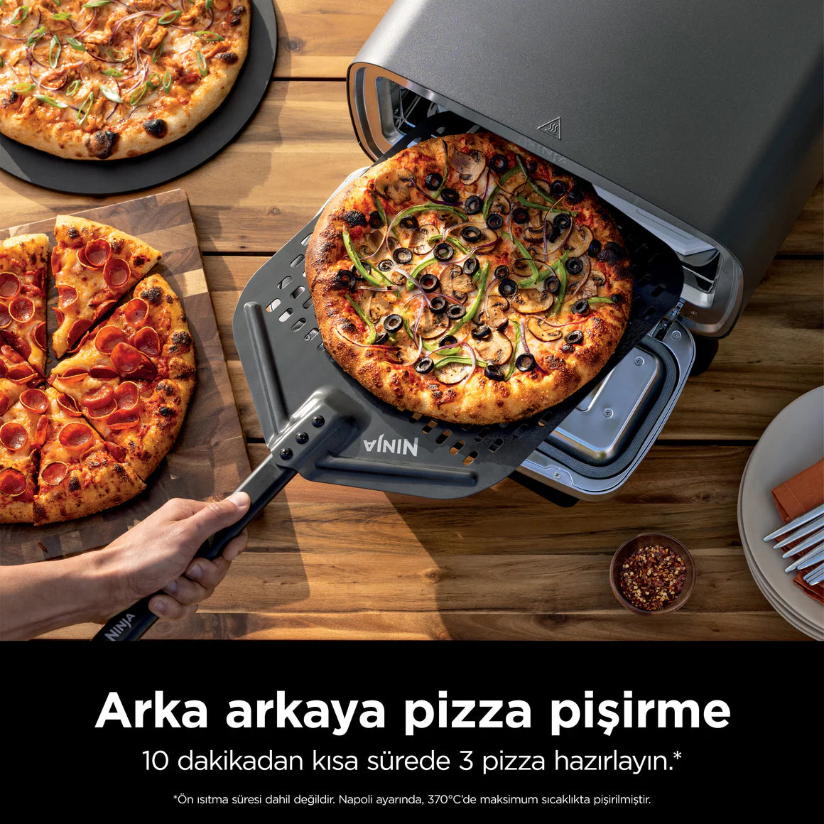 Ninja Artisan Elektrikli Outdoor Pizza Fırını-MO201EU