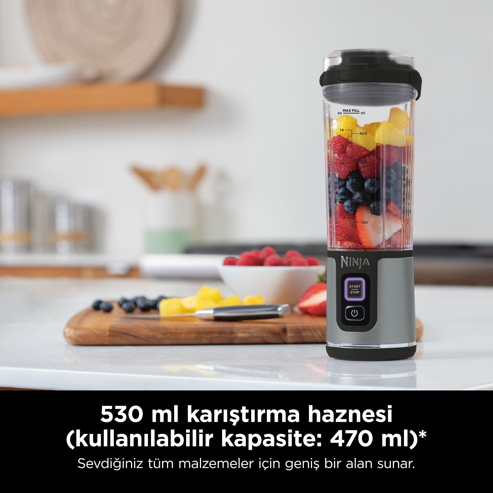 Ninja Blast™ Taşınabilir Blender - Siyah | Jumbo