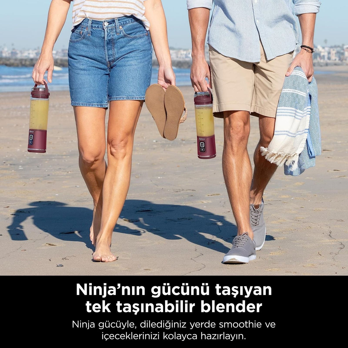 Ninja Blast™ Taşınabilir Blender - Kırmızı