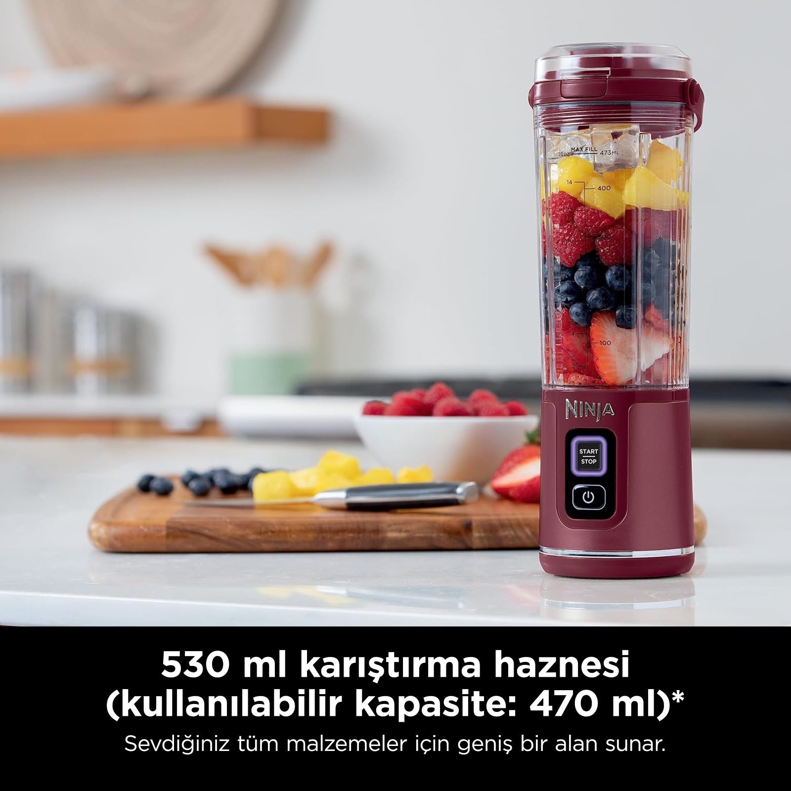 BC151EUCR-Ninja Blast Koyu Kırmızı