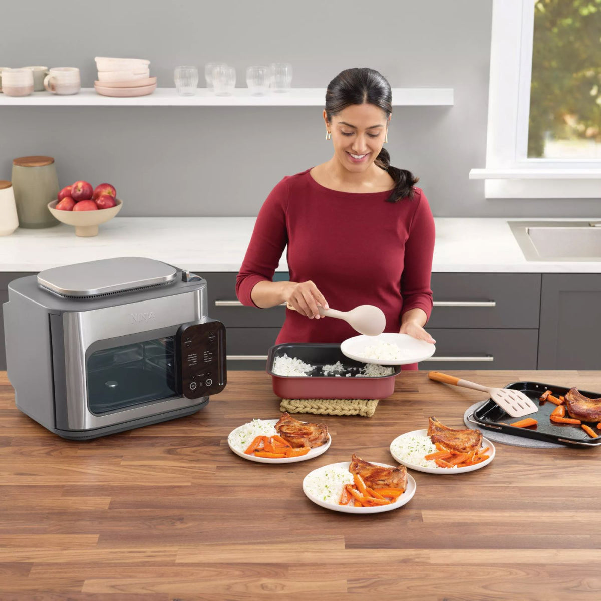 NINJA COMBI 12 in 1 AIR FRYER&FIRIN GRİ