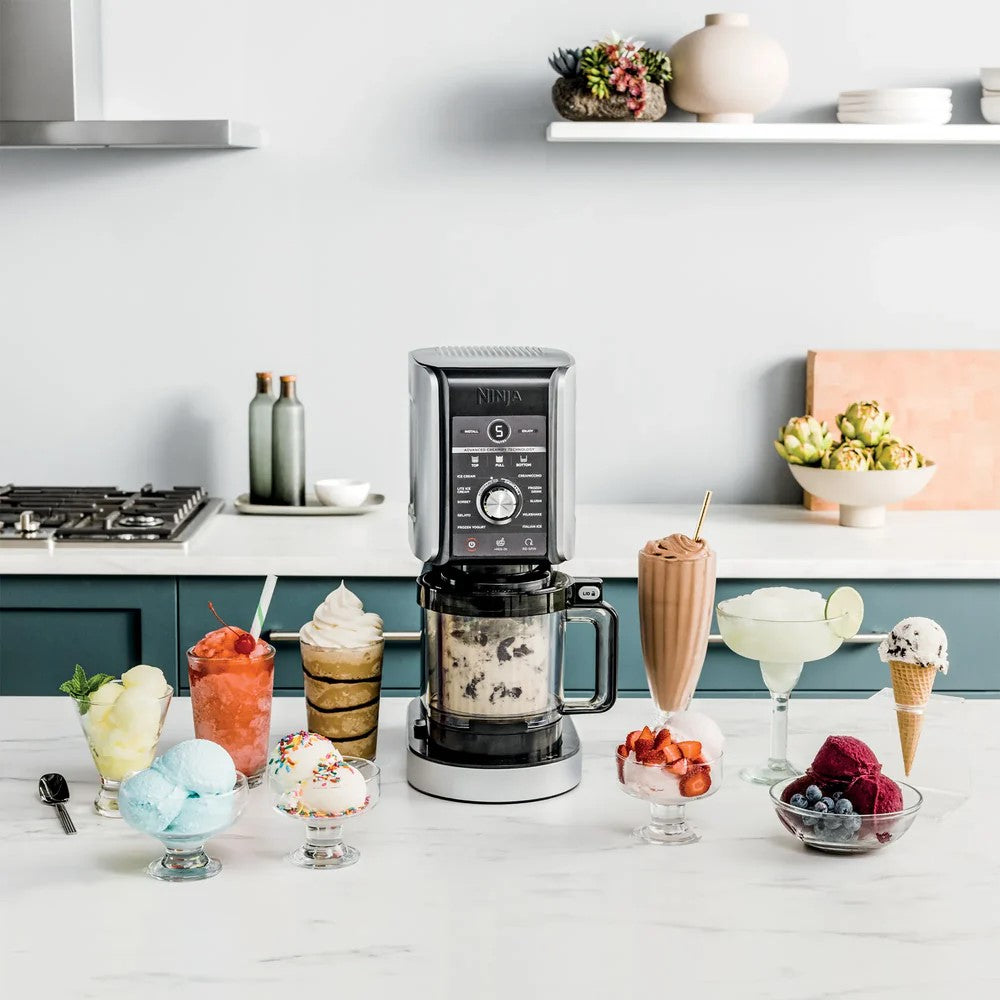 NINJA CREAMI DELUXE 10 IN 1 DONDURMA VE FROZEN MAKİNESİ SİYAH-GÜMÜŞ