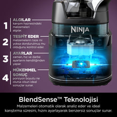 NINJA DETECT BLENDSENSE POWER BLENDER MUTFAK SİSTEMİ SİYAH