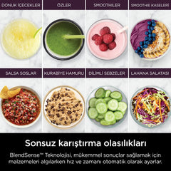 NINJA DETECT BLENDSENSE POWER BLENDER MUTFAK SİSTEMİ SİYAH