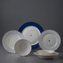 Jumbo Navy 24 Parça 6 Kişilik Yemek Takımı Blue