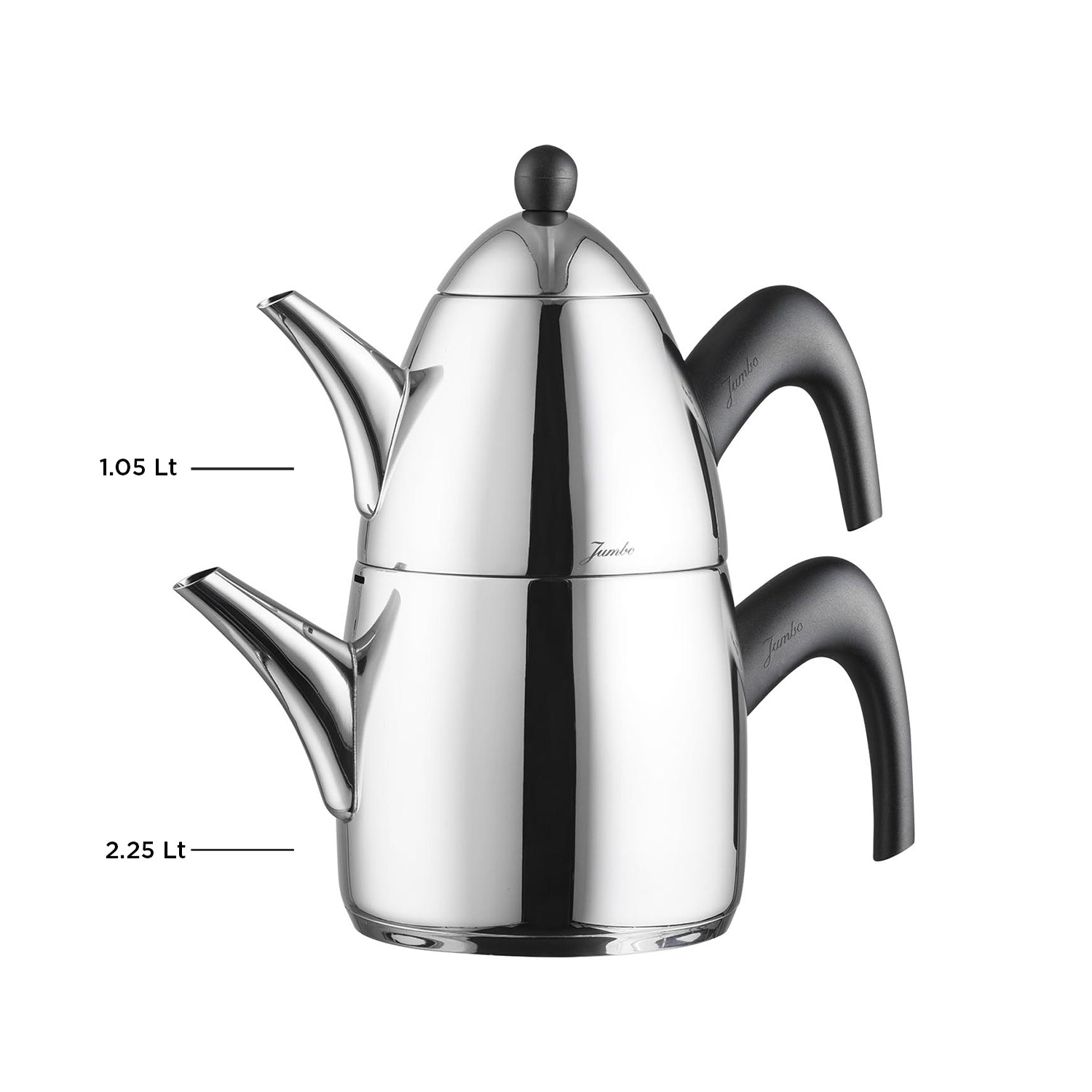 Jumbo 6500 Siyah Çaydanlık
