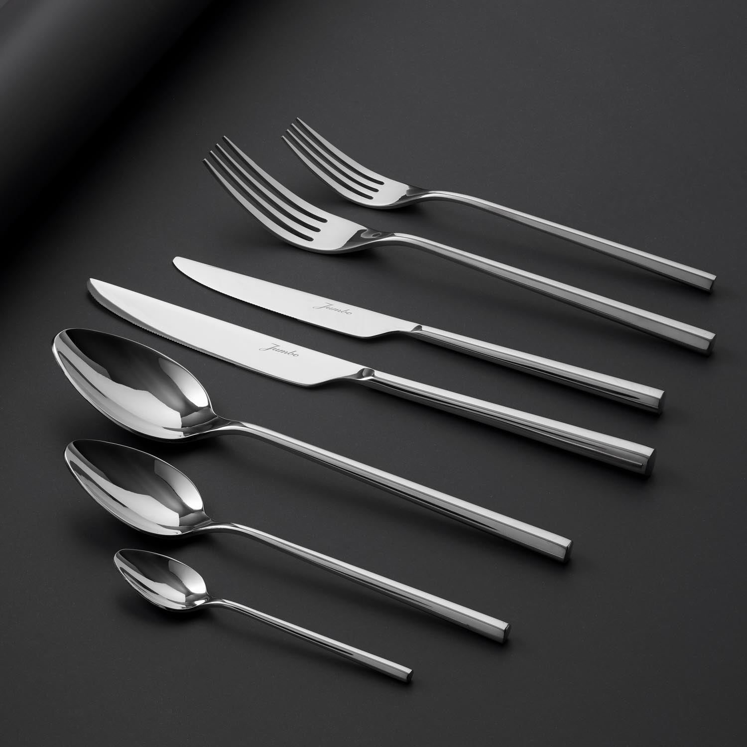 Jumbo 1001 84 Parça 12 Kişilik Çatal Kaşık Bıçak Takımı