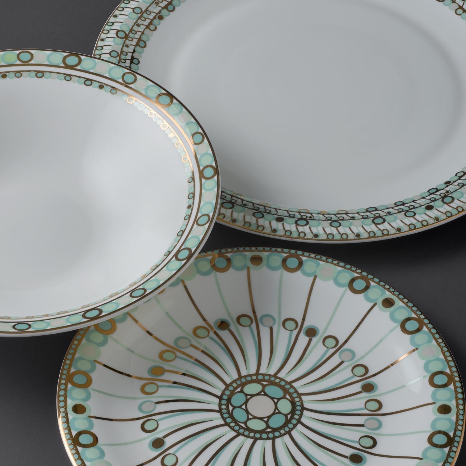 Jumbo Green Glamor 58 Parça 12 Kişilik Yemek Takımı