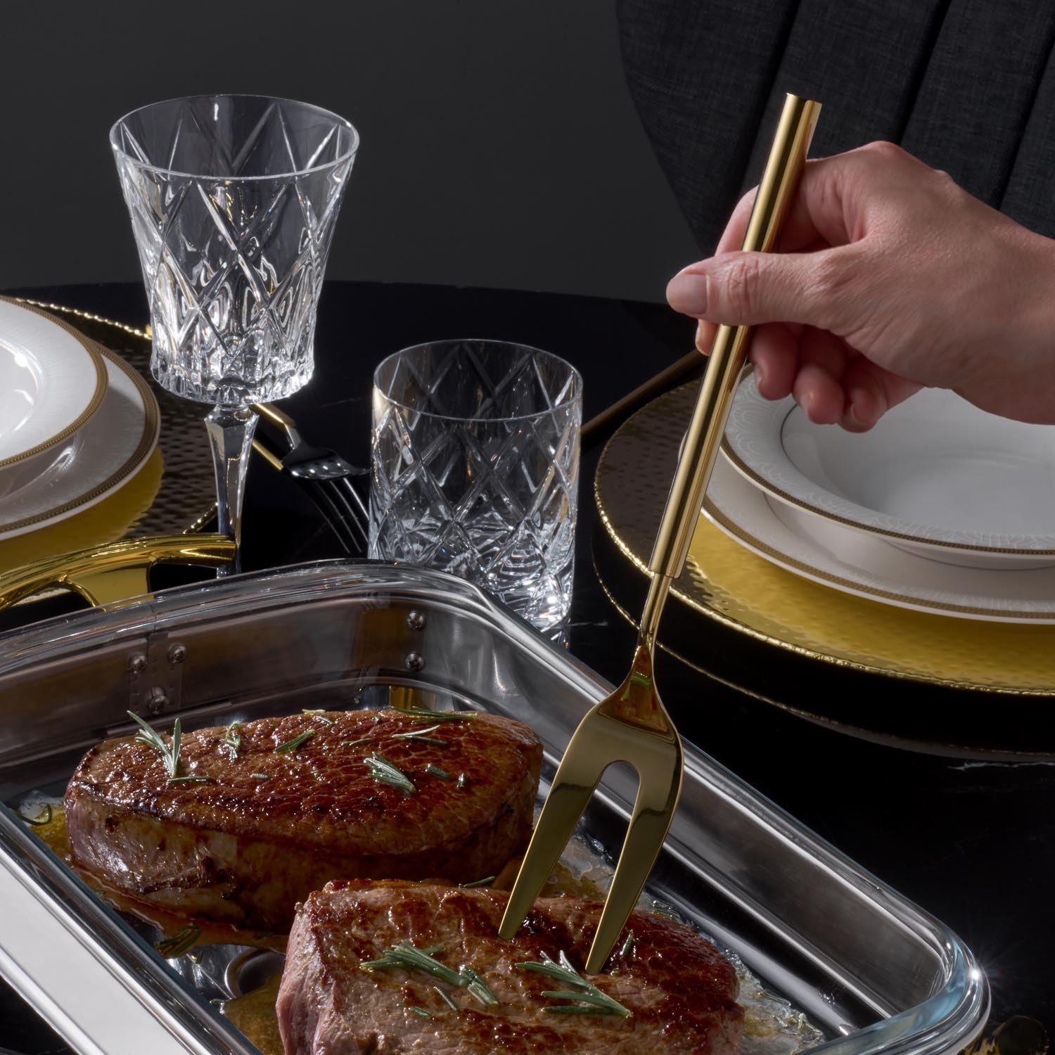 Jumbo Herencia Gold Isıtmalı Servis Seti 2 Lİtre