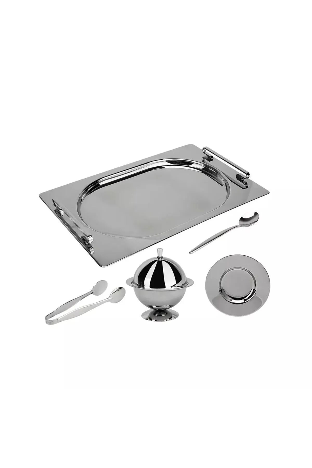 Jumbo New 9000 28 Parça Oval Çay Seti Çelik