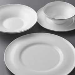 Jumbo Laurel Platin 55 Parça 12 Kişilik Yemek Takımı