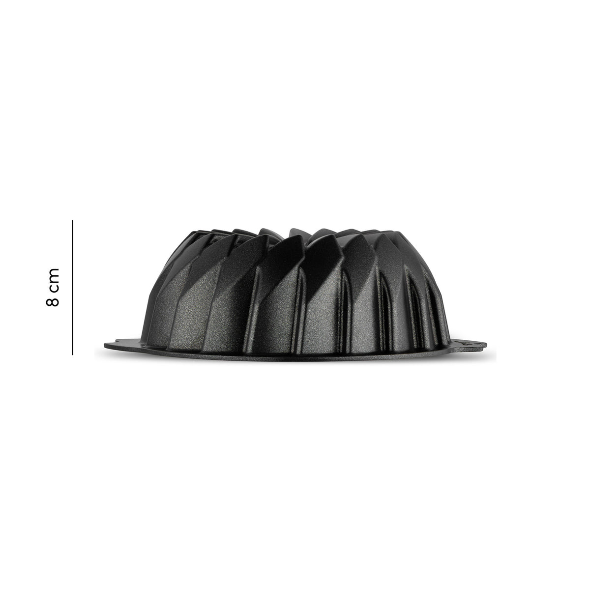 Jumbo Shark Swiss Black Yuvarlak Kek Kalıbı