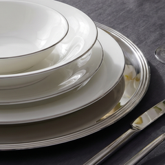 Jumbo Merlem 55 Parça 12 Kişilik Yemek Takımı Platin