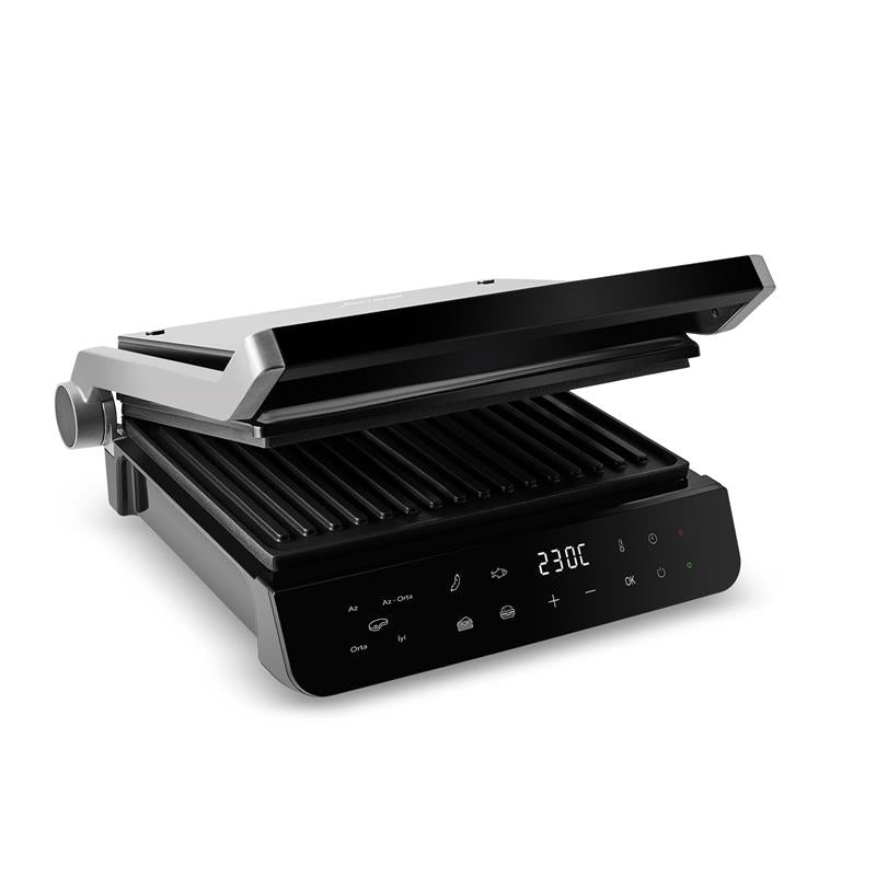 Jumbo x Homend Grillant 1343H Konuşan Tost Makinesi Siyah