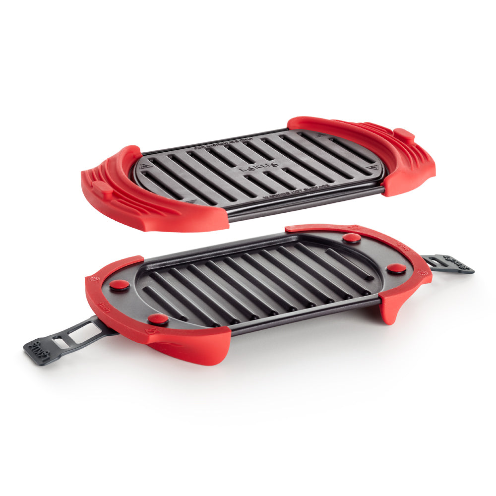 Lekue Kırmızı Mikrodalga Izgara 25,2X1,8X5,2 cm