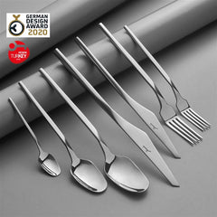 Jumbo 5100 Quartz 12 Kişilik 84 Parça Mat Çatal Kaşık Bıçak Takımı