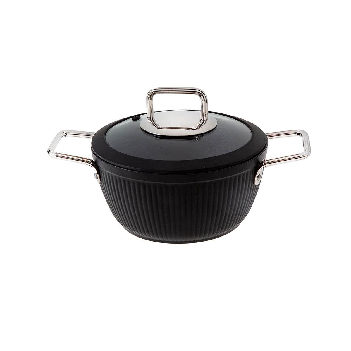 Jumbo Dublin Black 7 Parça Granit Tencere Seti
