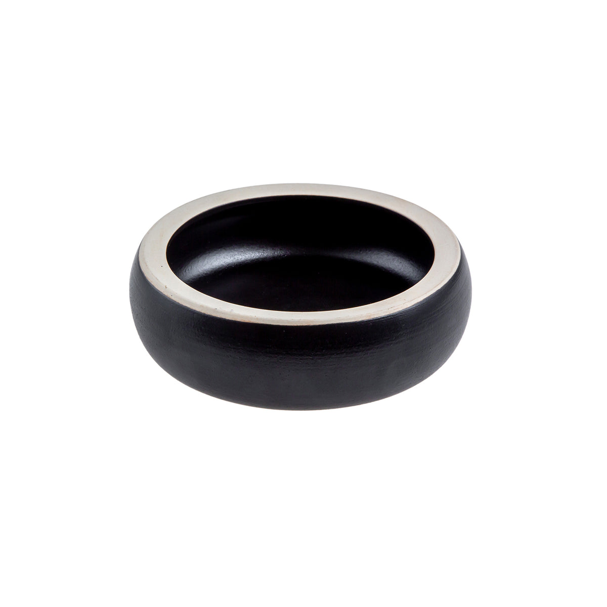 Canvas Black Düz Tabak 12 cm