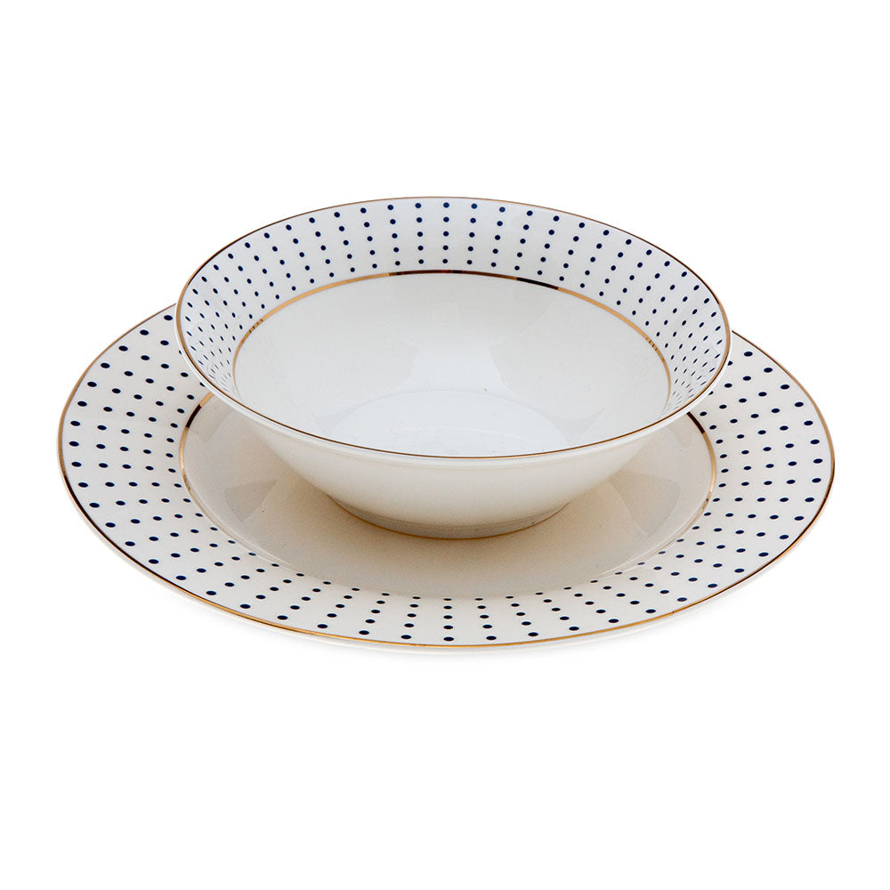 Jumbo Navy 24 Parça 6 Kişilik Yemek Takımı