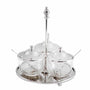 Jumbo Alula Standlı 3'lü Baharat Seti 16,5x16,5x18,5 cm