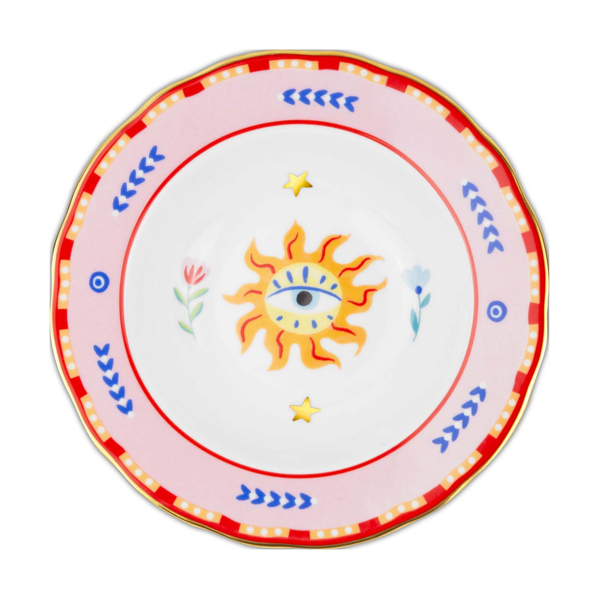 Baci Milano Mamma Mia Göz Desenli Tabak 22 cm