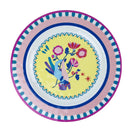 Baci Milano Mamma Mia 6'lı El Desenli Yemek Tabağı Seti 28 cm