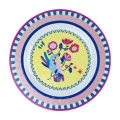 Baci Milano Mamma Mia 6'lı El Desenli Yemek Tabağı Seti 28 cm