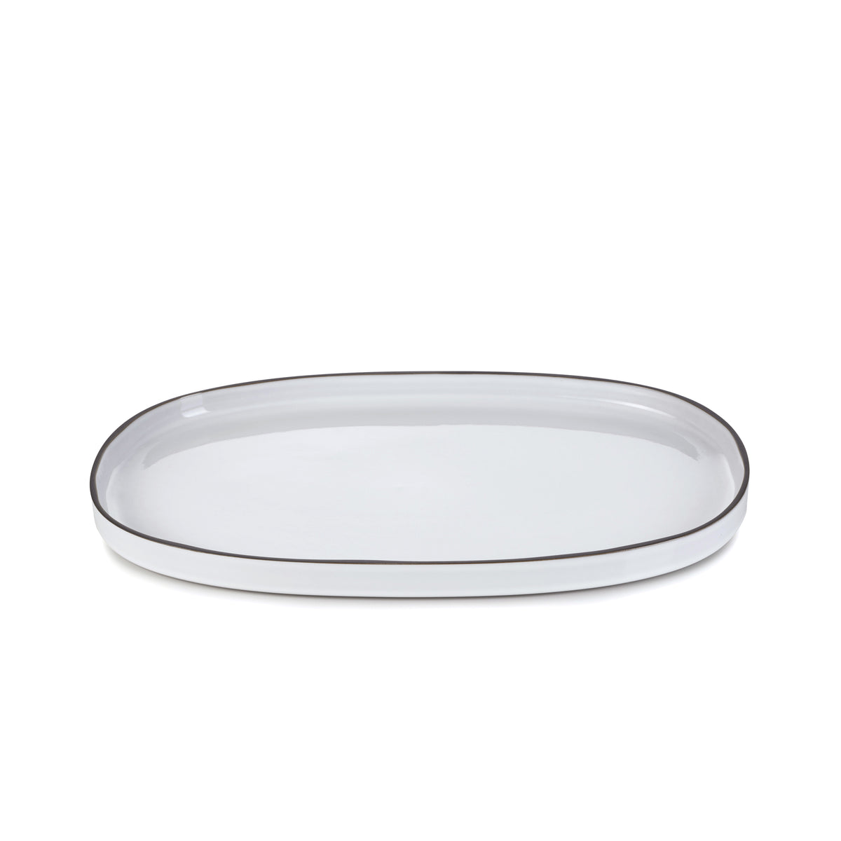 Revol Caractere Beyaz Oval Tabak 7 cm