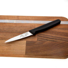 Jumbo Practico Alman Çeliği Black Tırtıklı Soyma Bıçağı - 9cm