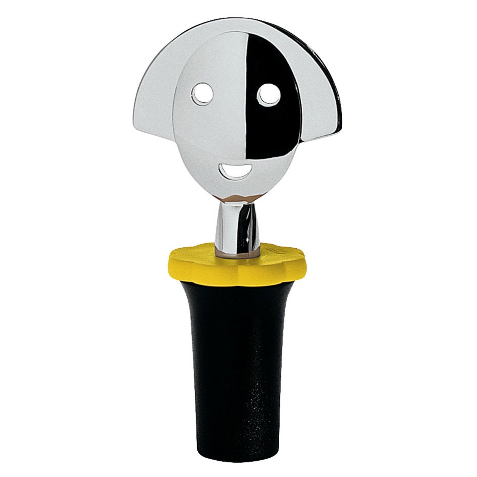 Alessi Anna Siyah Stop Şarap Tıpası 10x4 cm
