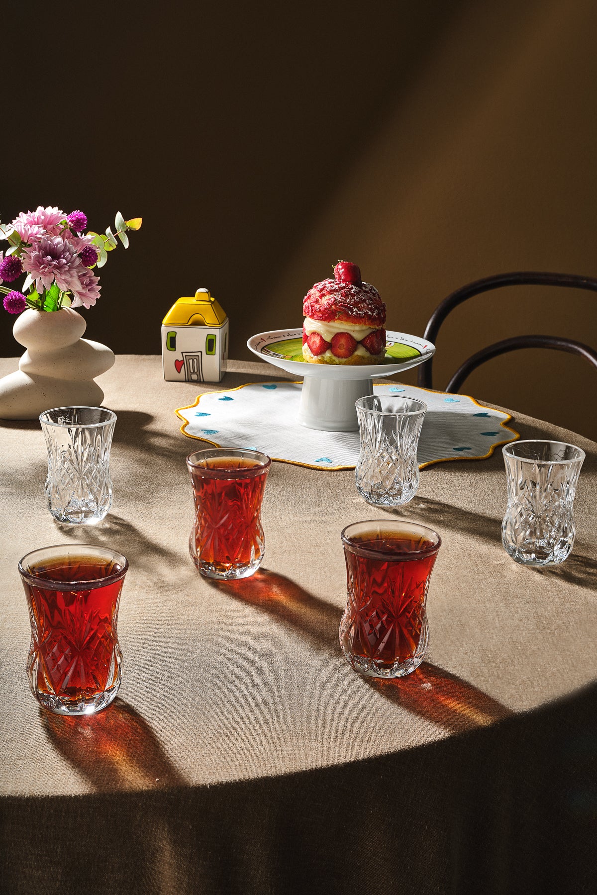 Rcr Melodia 6'lı Çay Bardağı Takımı